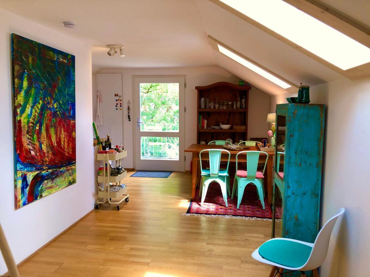 Charmante Ferienwohnung Mit Balkon Im 5-Seen-Land Hechendorf am Pilsensee Dış mekan fotoğraf