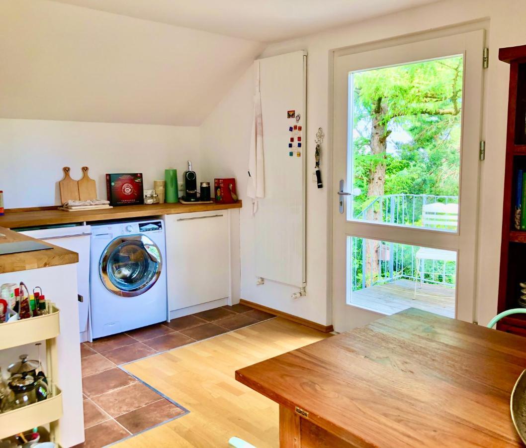Charmante Ferienwohnung Mit Balkon Im 5-Seen-Land Hechendorf am Pilsensee Dış mekan fotoğraf
