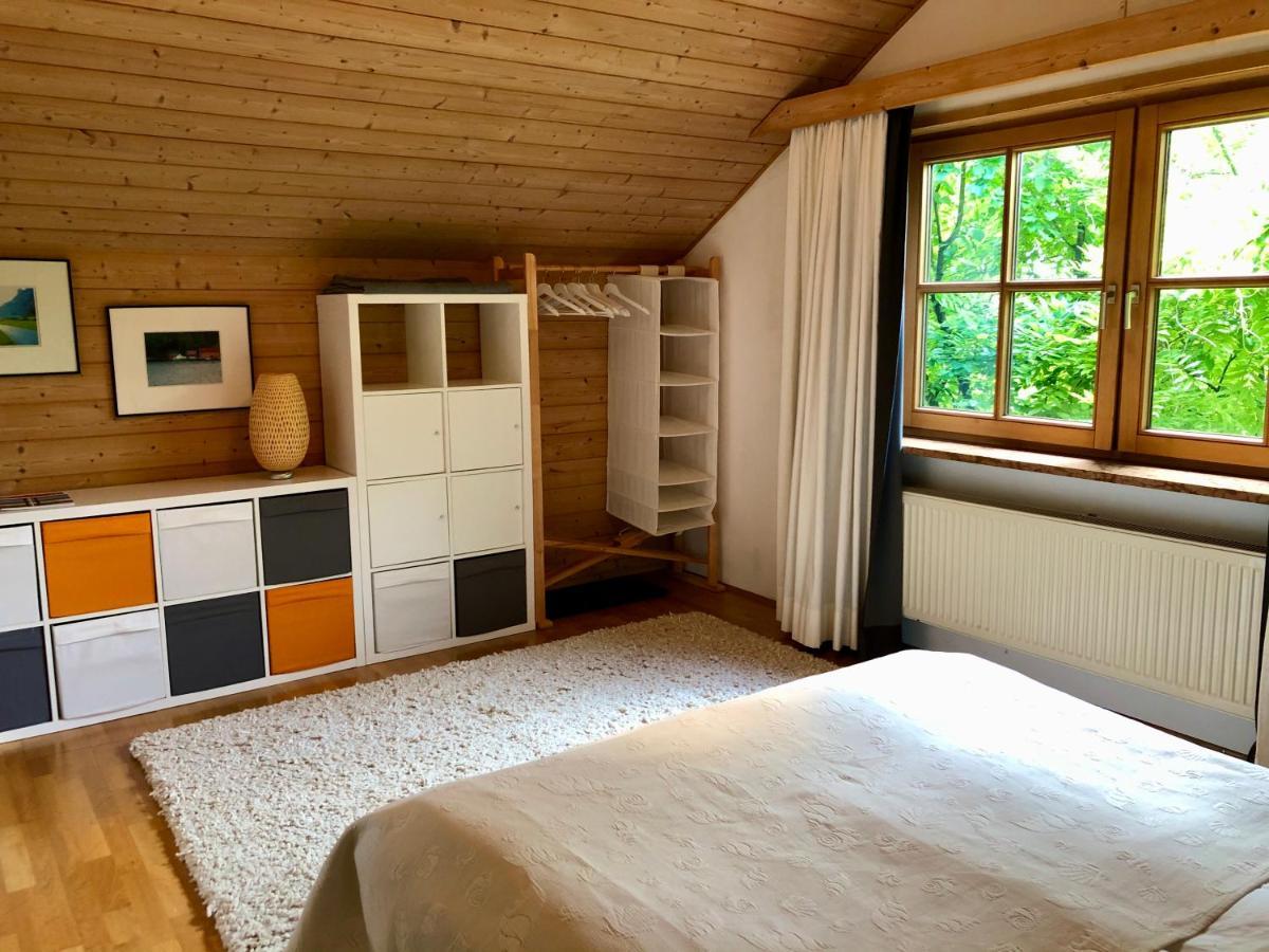 Charmante Ferienwohnung Mit Balkon Im 5-Seen-Land Hechendorf am Pilsensee Dış mekan fotoğraf