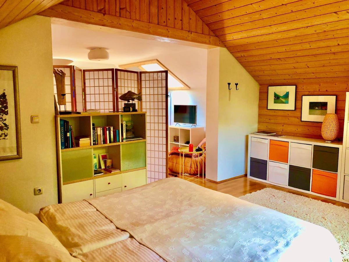 Charmante Ferienwohnung Mit Balkon Im 5-Seen-Land Hechendorf am Pilsensee Dış mekan fotoğraf