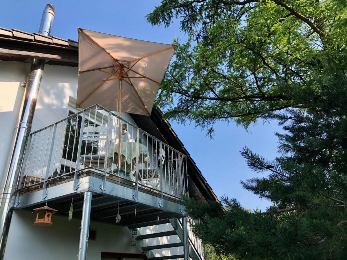 Charmante Ferienwohnung Mit Balkon Im 5-Seen-Land Hechendorf am Pilsensee Dış mekan fotoğraf
