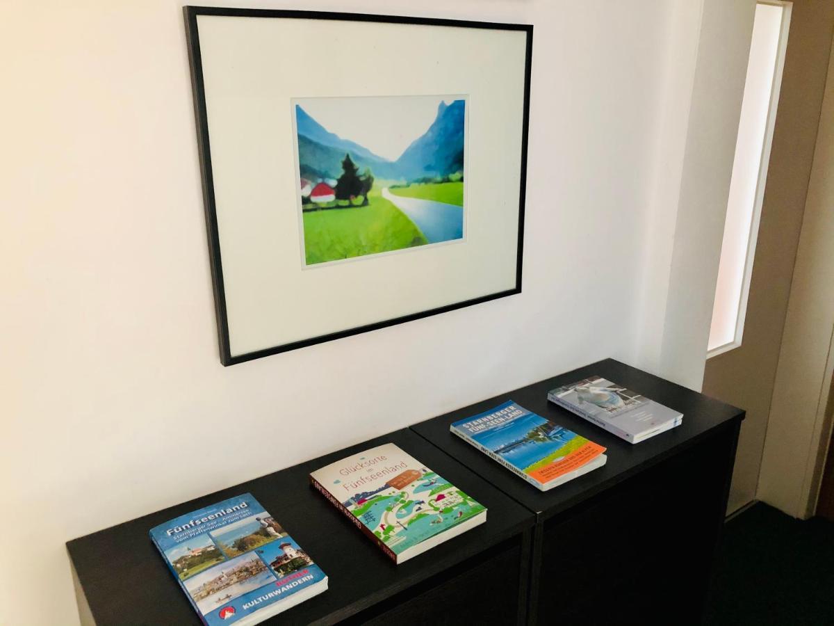 Charmante Ferienwohnung Mit Balkon Im 5-Seen-Land Hechendorf am Pilsensee Dış mekan fotoğraf