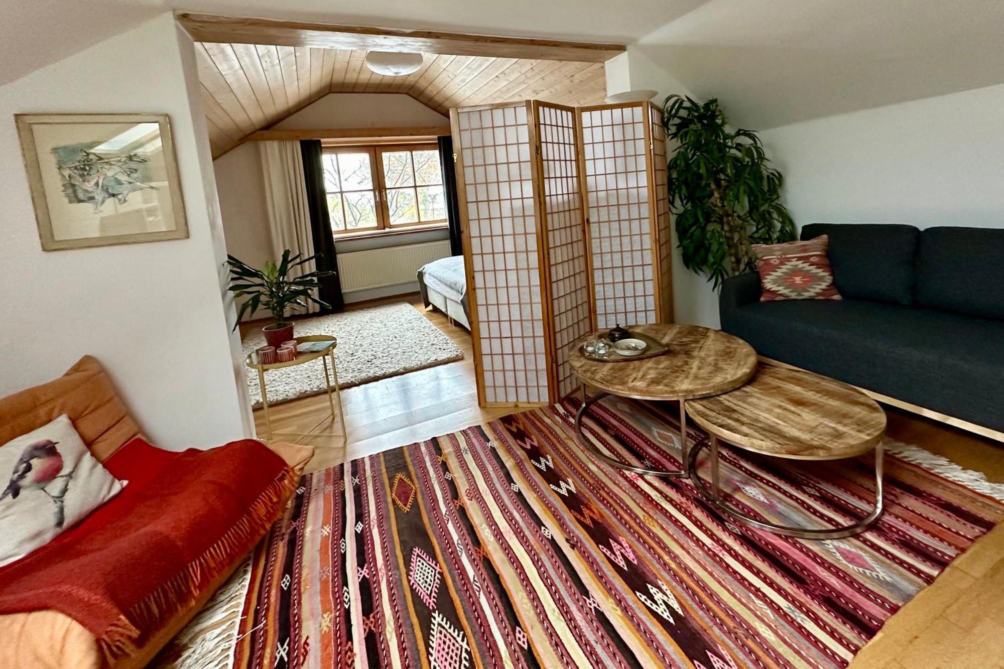 Charmante Ferienwohnung Mit Balkon Im 5-Seen-Land Hechendorf am Pilsensee Dış mekan fotoğraf