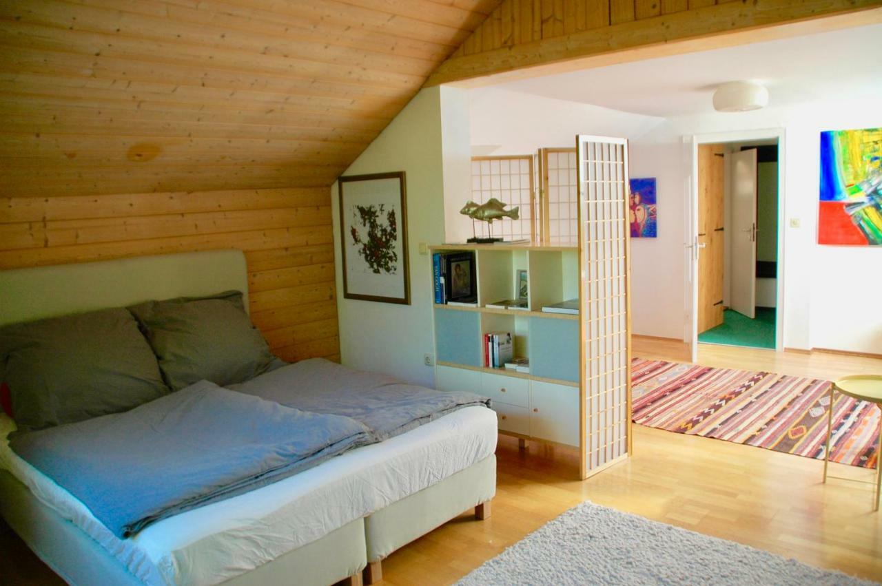 Charmante Ferienwohnung Mit Balkon Im 5-Seen-Land Hechendorf am Pilsensee Dış mekan fotoğraf